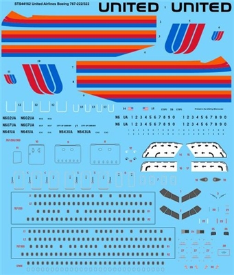 1:144 United Airlines Boeing 767-300ER