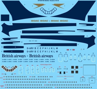 1:144 BOAC Vickers VC-10