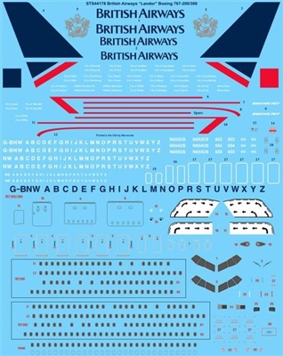 1:144 British Airways (Landor) Boeing 767-200ER / -300ER