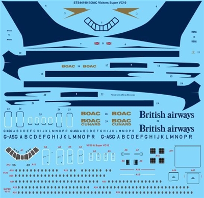1:144 BOAC Vickers Super VC-10
