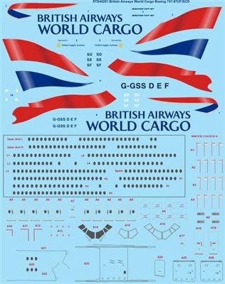 1:144 British Airways World Cargo Boeing 747-8F