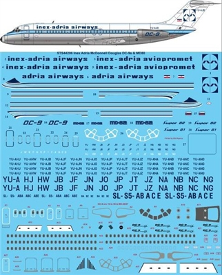 1:144 Inex Adria Douglas DC-9-32