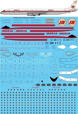 1:144 Iberia Douglas DC-8-63