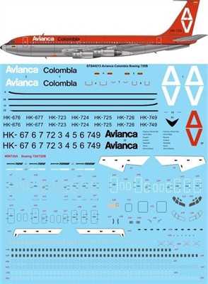 1:144 Avianca Boeing 720B
