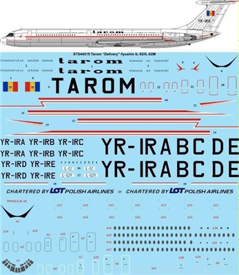 1:144 Tarom Ilyushin 62 / 62M