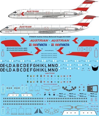 1:144 Austrian Airlines Douglas DC-9-30 / -51