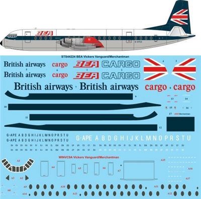 1:144 BEA (Speedjack cs)  Vickers Vanguard
