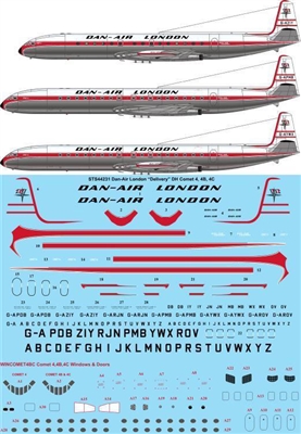 1:144 Dan Air London (early cs) Dh.106 Comet 4/4B/4C