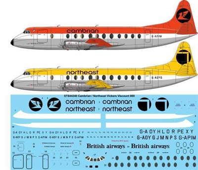 1:144 Cambrian / Northeast Vickers Viscount 800