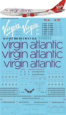 1:144 Virgin Atlantic Boeing 747-400