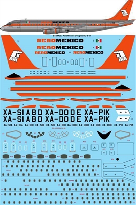 1:144 AeroMexico Douglas DC-8-51
