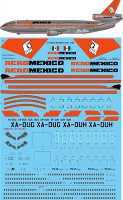 1:144 AeroMexico McDD DC-10-30