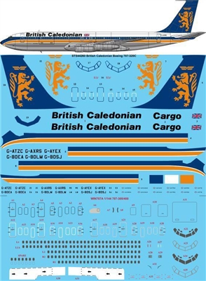1:144 British Caledonian (final cs) Boeing 707-320C