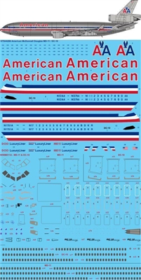 1:144 American Airlines McDD DC-10-10 / -30, MD-11