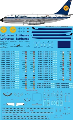 1:144 Lufthansa Boeing 737-130 / -230ADV