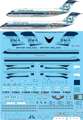 1:144 British Midland Douglas DC-9-15 / -32