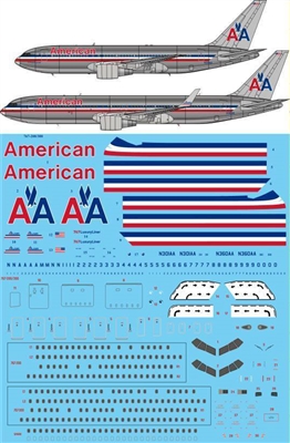1:144 American Airlines Boeing 767-200ER / -300ER(W)