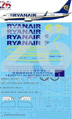 1:144 Ryanair Boeing 737-800
