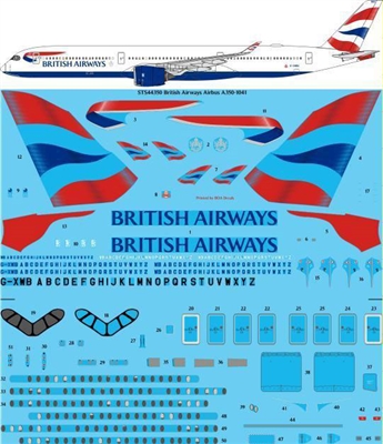 1:144 British Airways Airbus A.350-1000
