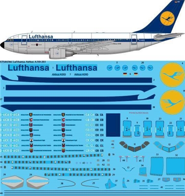 1:144 Lufthansa Airbus A.310-200