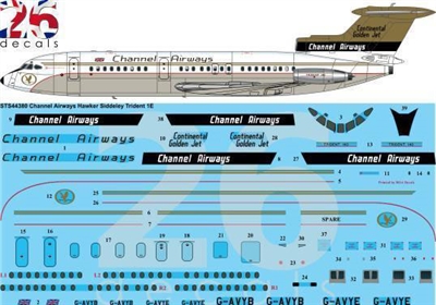 1:144 Channel Airways HS.121 Trident 1E