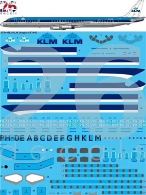 1:144 KLM Douglas DC-8-63
