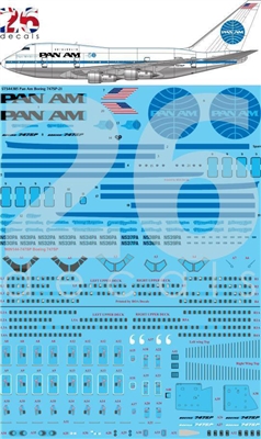 1:144 Pan Am Boeing 747SP