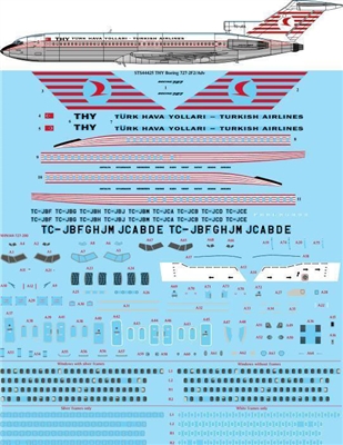 1:144 THY Turkish Boeing 727-200