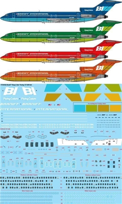 1:144 Braniff International 'Flying Colors' Boeing 727-200