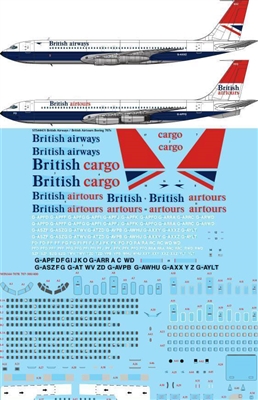 1:144 British Airways / Airtours / Cargo Boeing 707-336C