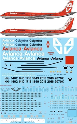 1:144 Avianca Boeing 707-320B/C