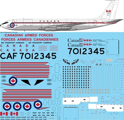 1:72 Canadian Armed Forces Boeing CC-137 (707-320C)