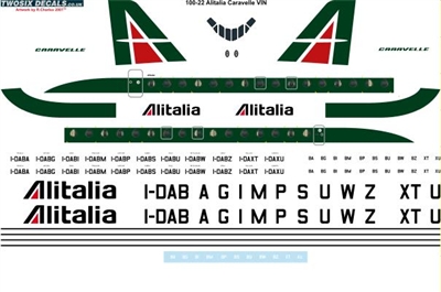 1:100 Alitalia Se.210 Caravelle VIN