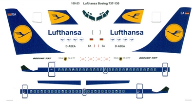 1:100 Lufthansa Boeing 737-130