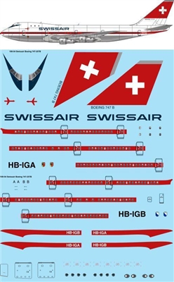 1:100 Swissair (delivery cs) Boeing 747-257B