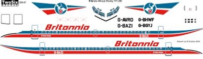 1:200 Britannia Airways Boeing 737-200