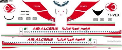 1:200 Air Algerie Boeing 727-200