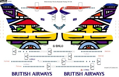 1:200 British Airways 'Emmly Masanabo' Boeing 747-400