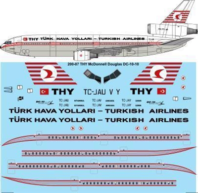 1:200 THY Turkish McDD DC-10-10