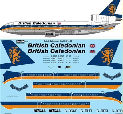 1:200 British Caledonian (later c/s) McDD DC-10-30