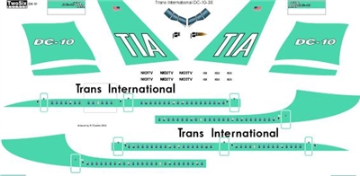 1:200 Trans International McDD DC-10-30