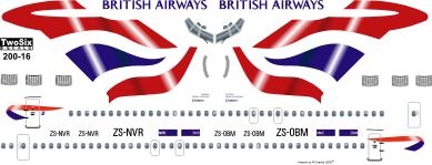 1:200 British Airways (Chatham) Boeing 727-200
