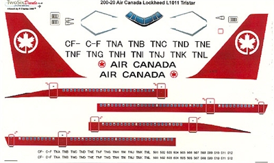 1:200 Air Canada (delivery) L.1011 Tristar 1