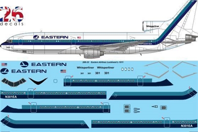 1:200 Eastern Airlines L.1011 Tristar 1