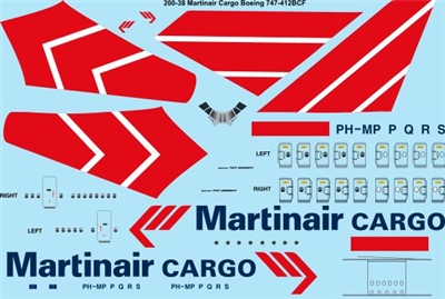1:200 Martinair Cargo Boeing 747-400BCF