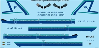 1:200 Ariana Afghan McDD DC-10-30