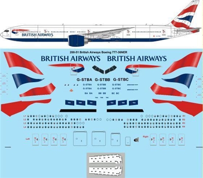 1:200 British Airways Boeing 777-300ER
