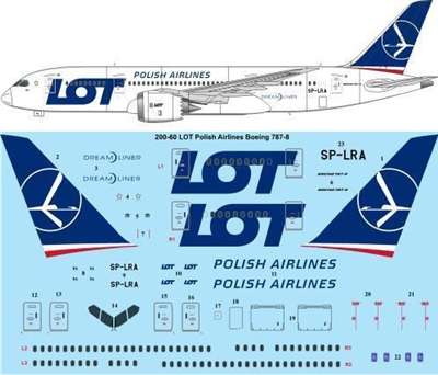 1:200 LOT Polish Boeing 787-8