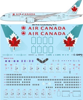 1:200 Air Canada Boeing 787-8