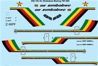 1:200 Air Zimbabwe Boeing 767-200